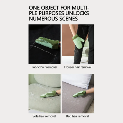 Glove for easy pet hair removal