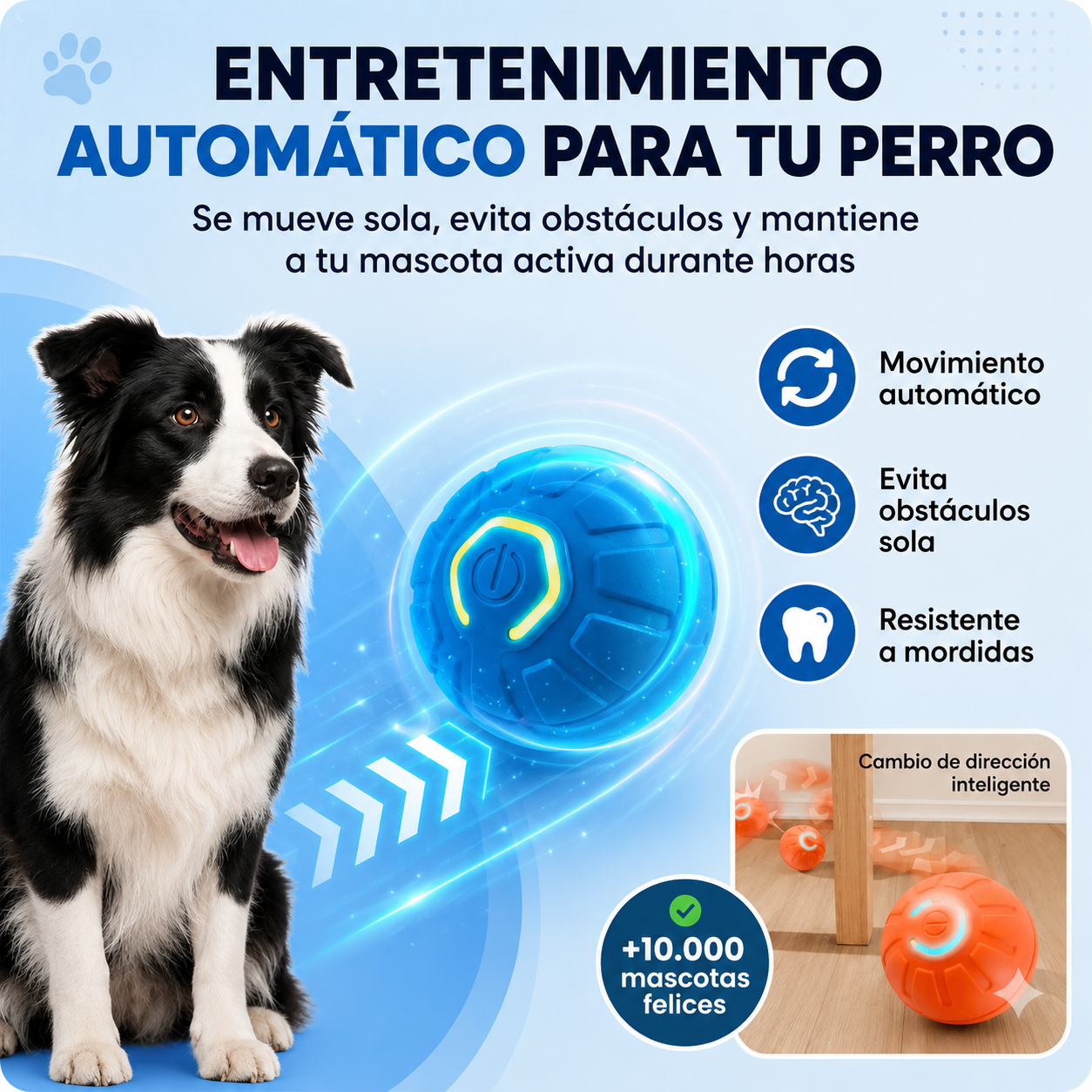VeluroPaw Smart Ball That Jumps By Itself